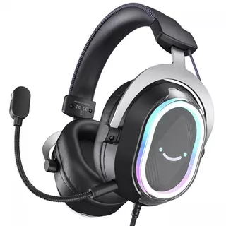 Headset Gamer Fifine AmpliGame H13, 7.1 Surround, RGB, USB, Preto