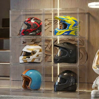 Box Caixa Organizadora Acrílico Transparente Para Capacete-PROMOÇÃO! ENVIO IMEDIATO!!! em Oferta na Shopee