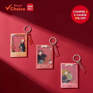 Série MINISO Harry Potter-Chaveiro De Cartão Transparente Exclusivo De Edição Limitada (/Hermione/Ron) 6.7x10cm em Oferta na Shopee