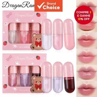 Conjunto De Brilho Labial Dragon Ranee Glitter : Hidratante , De Longa Duração , Espelhado Brilhante E Fosco Aveludado , em Oferta na Shopee