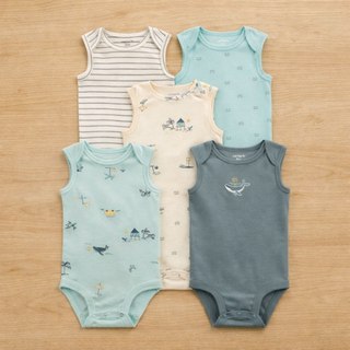 KIT BODYS REGATA CARTER'S MENINO VERDE em Oferta na Shopee