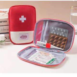 Kit de Primeiros Socorros Japonês Organizador Médico Portátil Bolsa de Emergência Necessaire Médica em Oferta na Shopee
