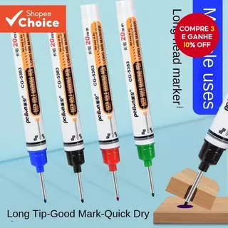 Canetas Marcadoras 5PCS À Base De Óleo-Ponta Longa , Ideais Para Marcenaria , Cerâmica E Marcação De Construção em Oferta na Shopee