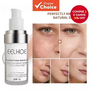 Base Líquida Eelhoe Com Cor Que Muda Para Corretivo, Longa Duração, Hidratação, À Prova D'água E Clareadora Da pele em Oferta na Shopee