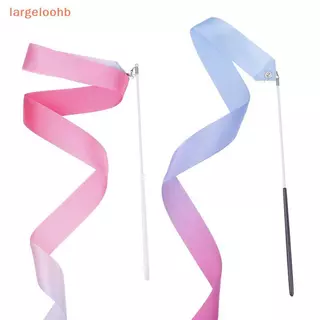 [largeloohb] 2M Fitas De Dança Rítmica Menina Arte Ginástica Ballet Streamer Girando Haste Arco-Íris Vara Treinamento Es em Oferta na Shopee