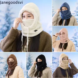 Balaclava De Inverno Feminino Capuz Cachecol Esportes Ao Ar Livre Esqui Ciclismo Boné À Prova De Vento Para Mulheres