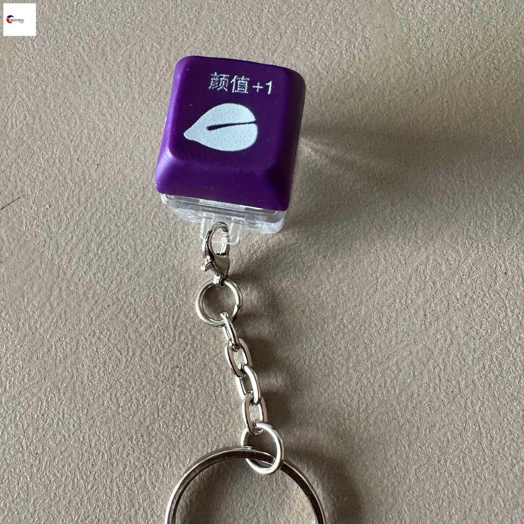 Llavero Teclado Clicker Con Luz LED – Juguete Antiestrés Transparente Para Adultos Y Niños, Perfecto Para Oficina Y Viajes