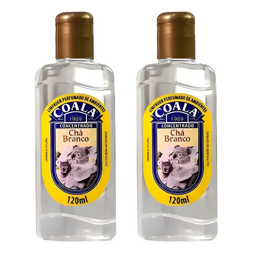 Kit 2 Limpador Concentrado Perfumado Chá Branco Coala 120ml Chá Branco | Shopee Brasil