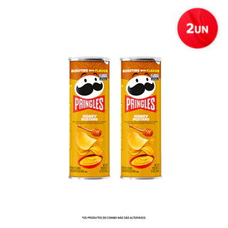 Combo Pringles Importada Honey Mustard Crisps 158g 2 unidades