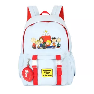 Mochila Escolar Snoopy Infantil Resistente Com Bolsos em Oferta na Shopee