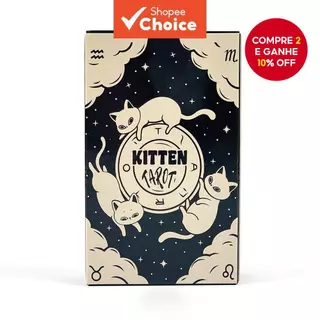 Baralho De Tarô De Gatinhos Com 78 Peças, Jogo De Cartas Oraculares E De adivinhação em Oferta na Shopee