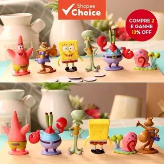 6 Pçs/set Esponja Decoração De Bolo De Bebê Grande Estrela Polvo Boneca em Oferta na Shopee