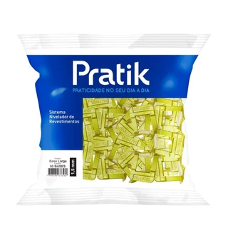 Espaçador Nivelador Pratik Flex Eco 1,5mm Amarelo - Embalagem com 50 Unidades em Oferta na Shopee