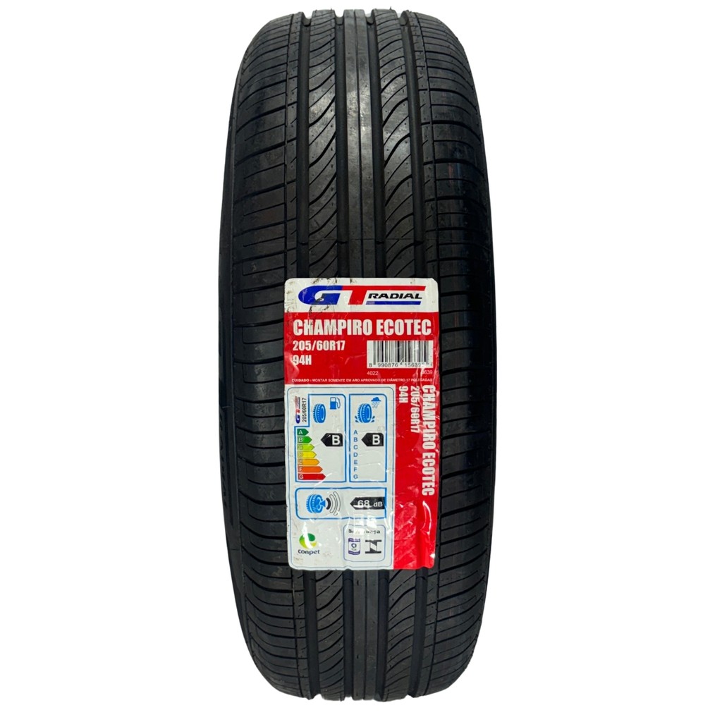 PNEU 205/60R17 SUV 4X4 GT RADIAL H/T CHAMPIRO ECOTEC 94H KICKS
