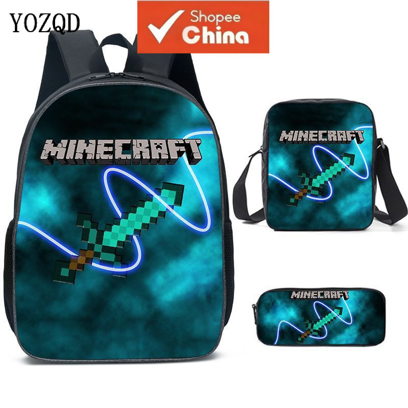 Mochila Escolar MINECRAFT para Alunos do Ensino Fundamental e Médio em ...