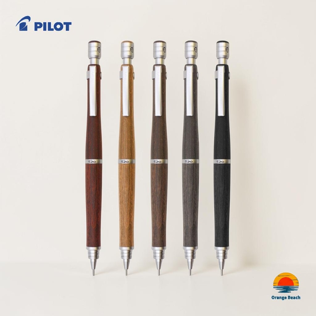 PILOT S20 Lapiseira HPS-2SK/Madeira Impregnada Resina/Centro Baixo
