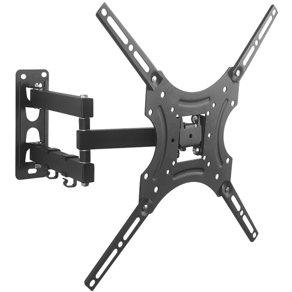 Suporte Triarticulado C/Inclinação de 14 a 55 Ajustável Inclinável Reforçado 30kg Tv Monitor