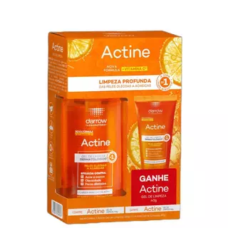 Kit Darrow Actine Gel de Limpeza Facial Duo (2 Produtos) em Oferta na Shopee