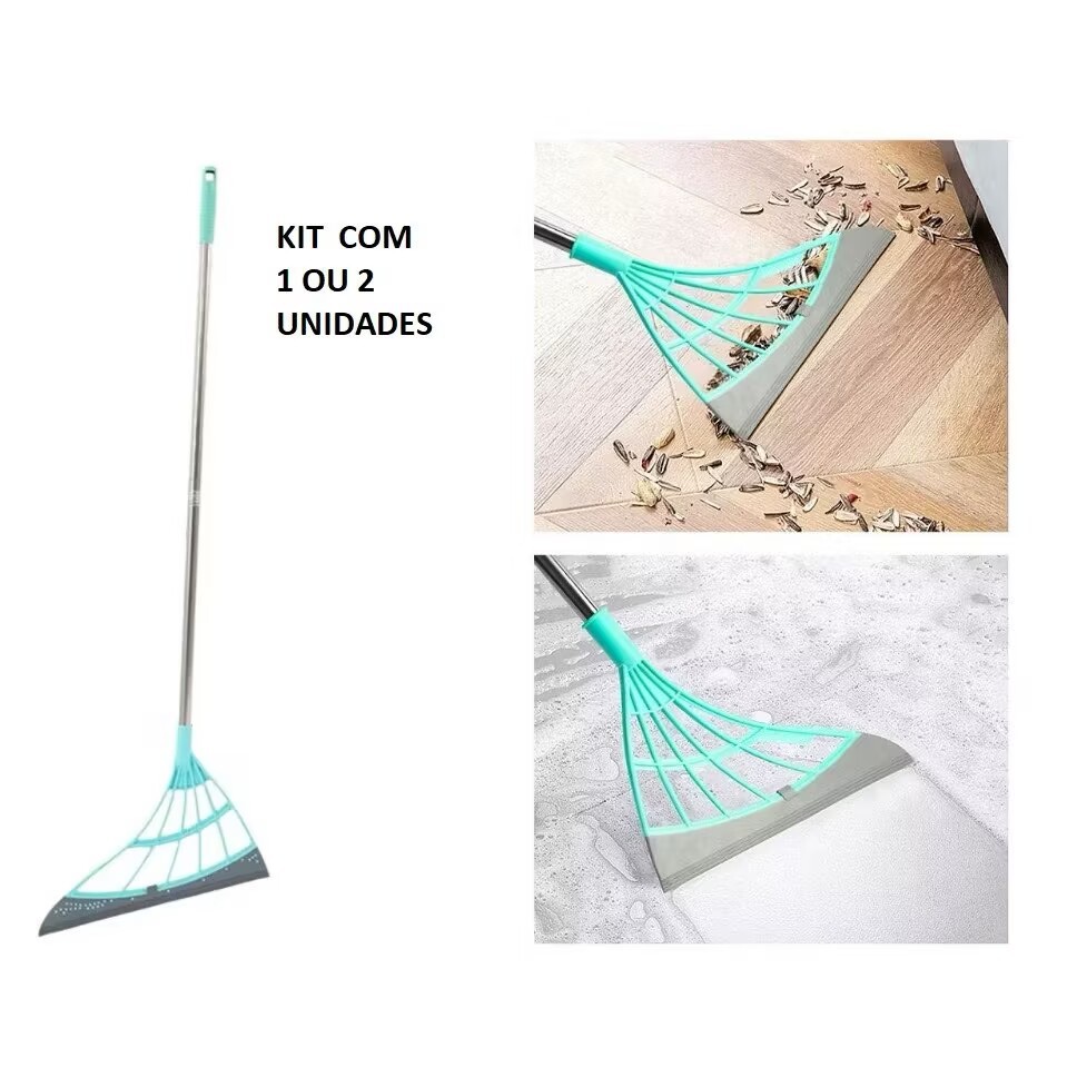 Vassoura Mágica Rodo Tira Pelo Limpa Vidro Seca Bem Silicone | Shopee ...