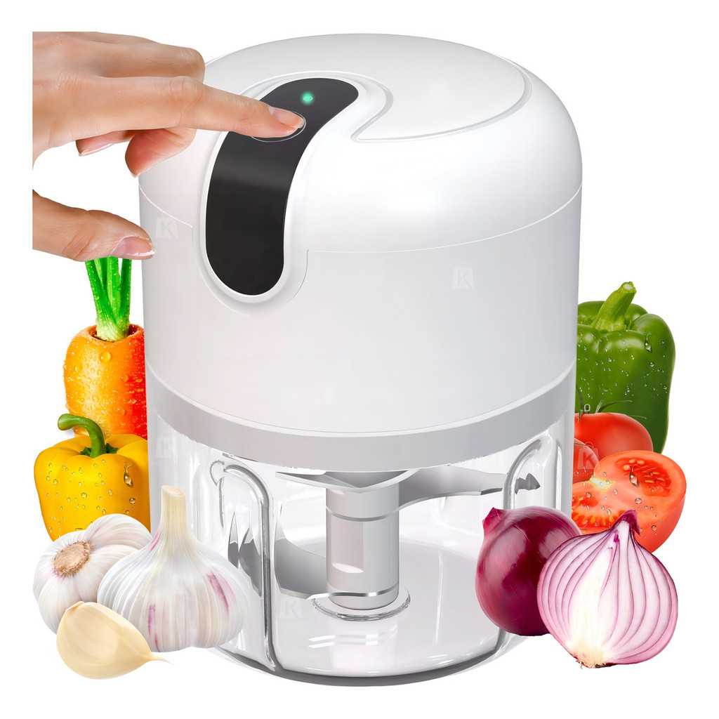 Triturador Mini Processador De Alimentos Multifuncional Cor