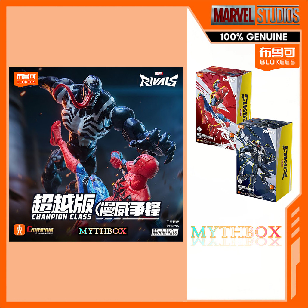 MYTHBOX Brokees Genuínos Brouco marvel RIVALS SPIDER & VENOM Campeão ...