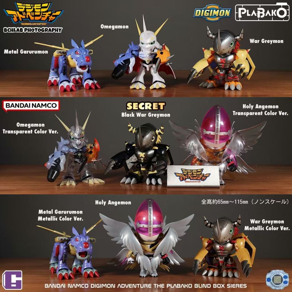 ZW [Genuíno] BANDAI plabako Digimon Modelo Montado Série Caixa