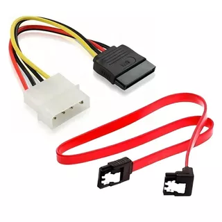 Cabo De Energia Para Hd Sata + Cabo de Dados em Oferta na Shopee