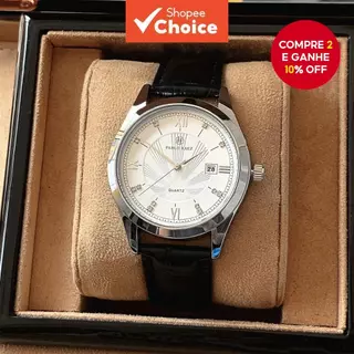 Relógio De Luxo Masculino PABLO RAEZ Autêntico : Movimento De Quartzo De Longa Duração-Presente De Feriado Ideal em Oferta na Shopee