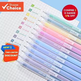 12 Peças/Caixa/12 Cores Caneta Neutra Esferográfica 0.5 Mm Ponta Fina Kawaii Fofa Material De Escritório Escrita Escolar em Oferta na Shopee