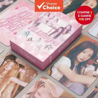 LINXX 55 Pcs ILLIT SUPER REAL ME Álbum Lomo Card Kpop Photocards Série Cartões Postais em Oferta na Shopee