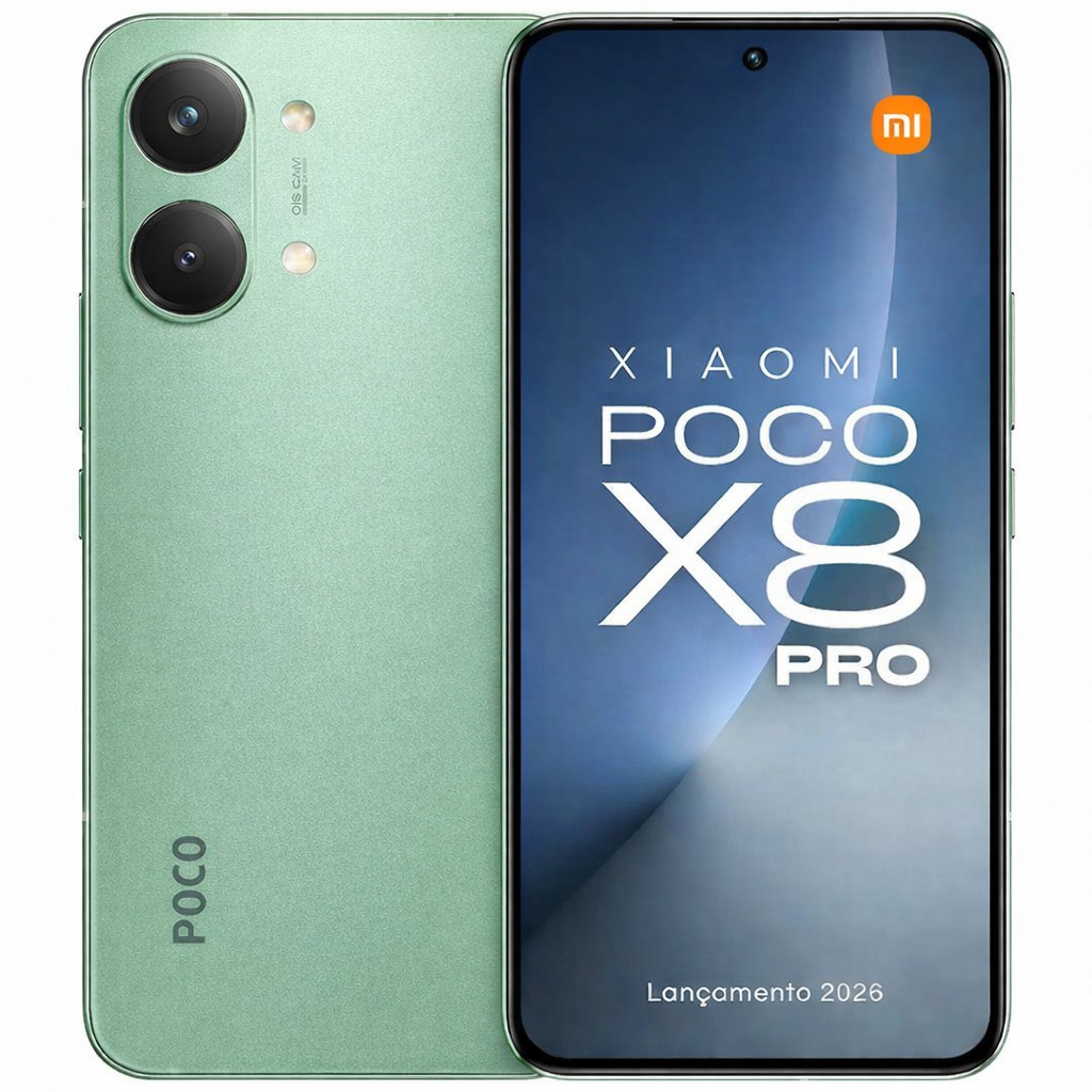 Celular POCO X8 Pro 256GB ou 512GB Tela AMOLED 1.5K 120Hz