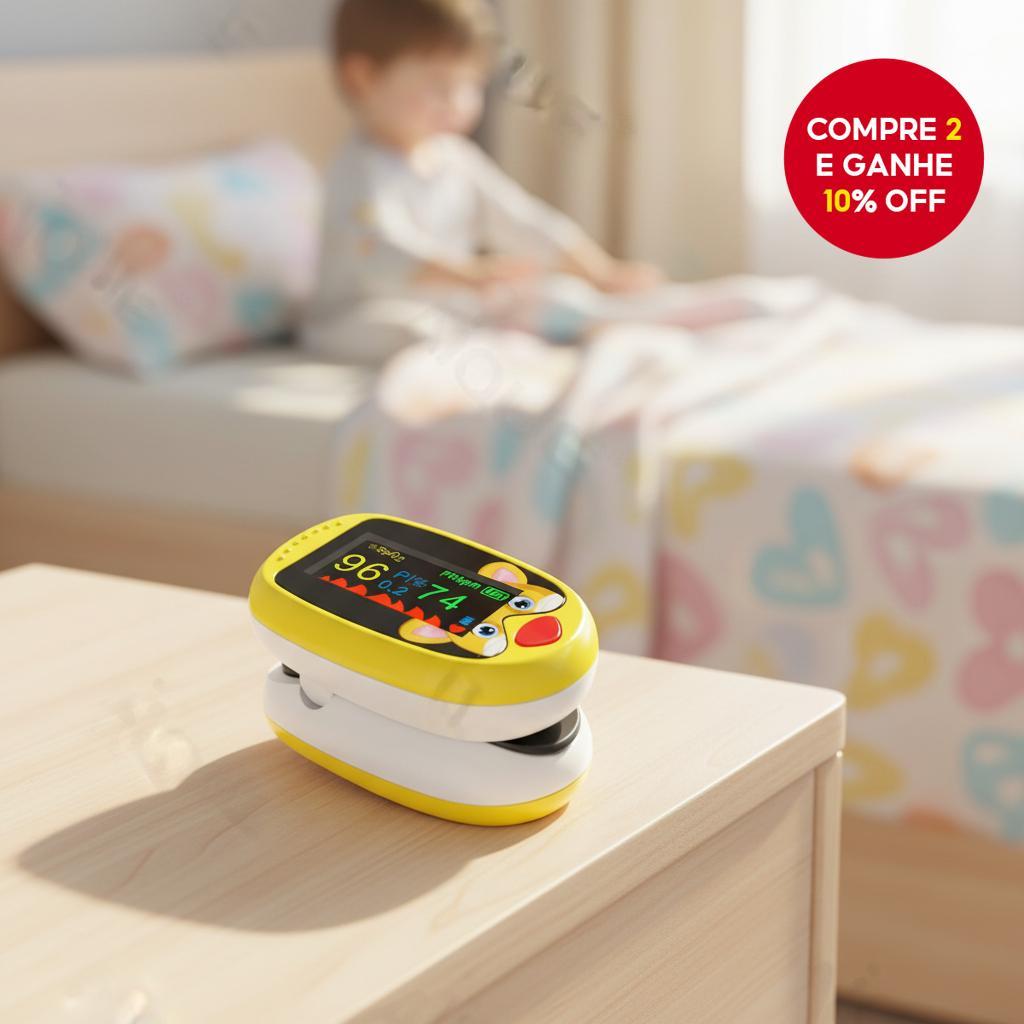 Oxímetro de Dedo Infantil Recarregável com Clipe, Médico, Neonatal ...