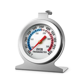 Termômetro Culinário Interno Para Forno Em Aço Inox 300°c