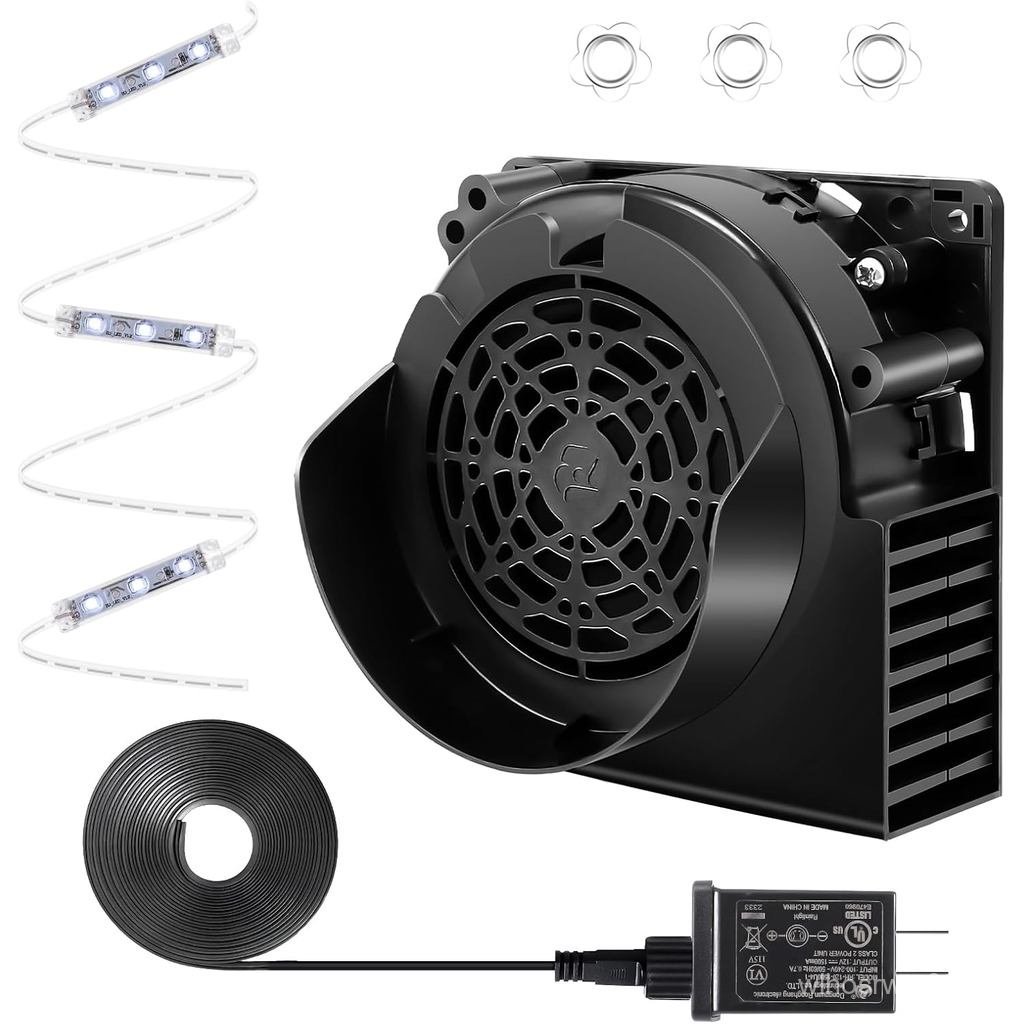 Air Blower for Inflatables, 12V 1A Replacement Inflatable Fan, Mini ...