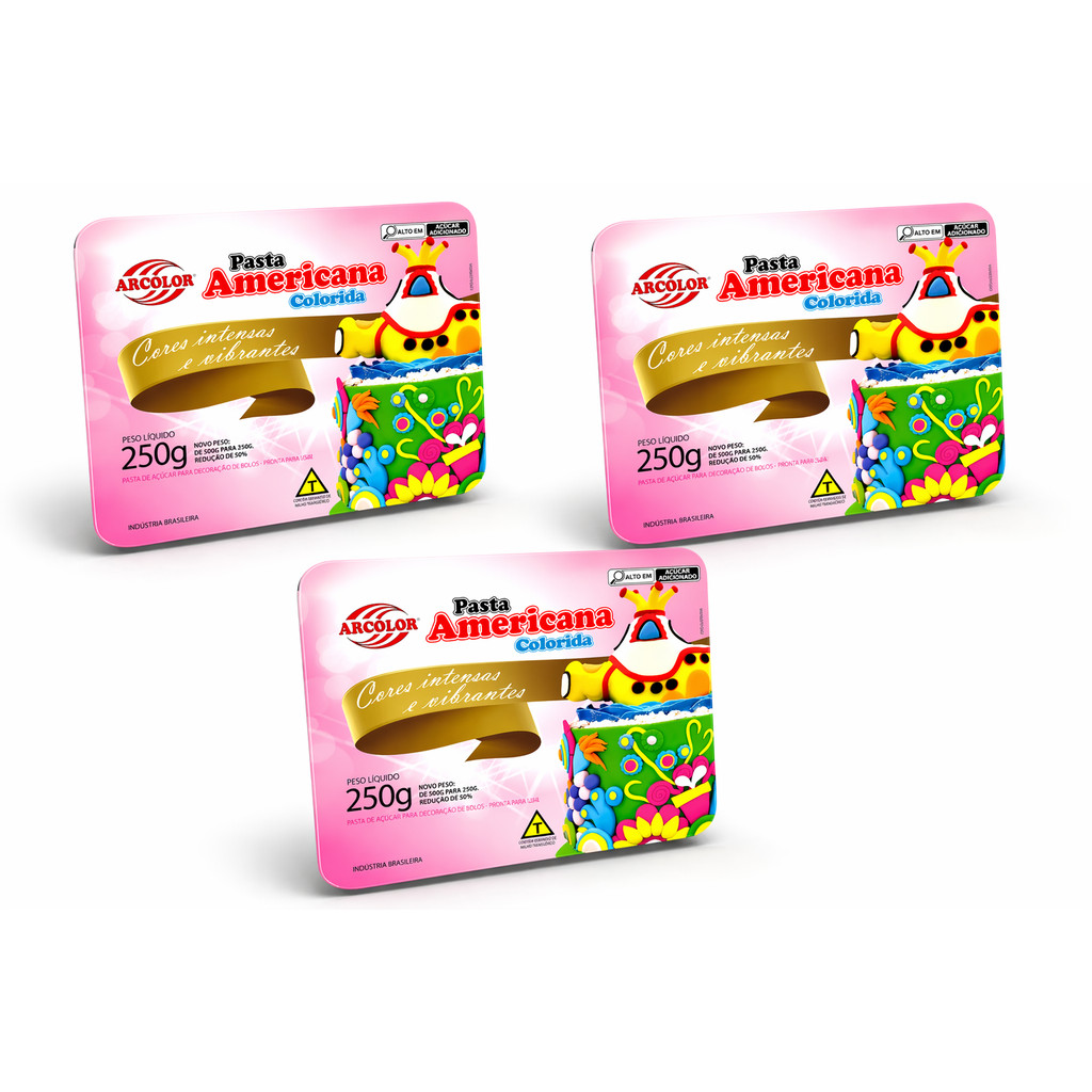 PASTA AMERICANA COLORIDA 250GR ARCOLOR