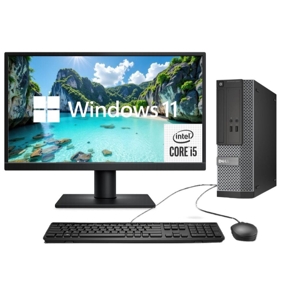 Desktop + Monitor Dell Optiplex 3020 Intel Core i5 Windows 11 PRO