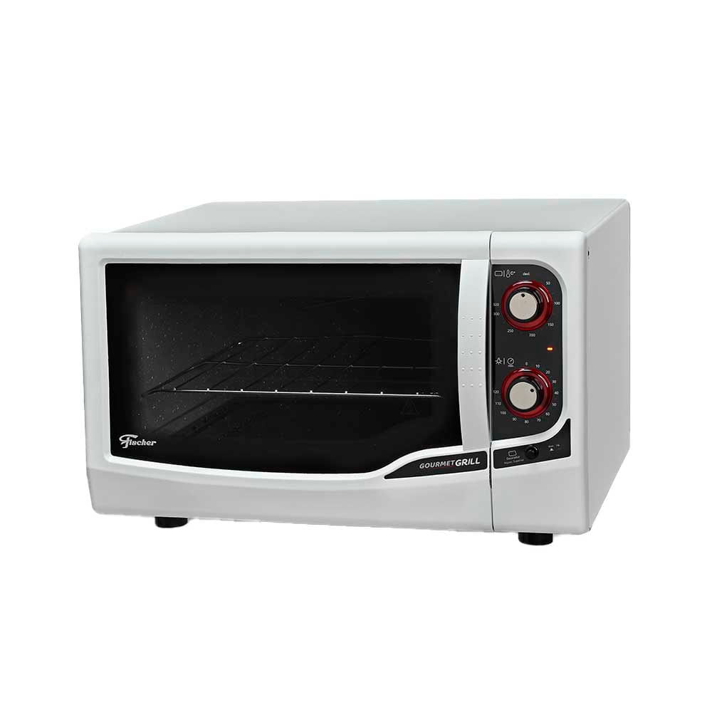 Forno Elétrico 44 Litros Fischer Gourmet Grill Bancada Branc