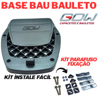 Base do Bau Bauleto Moto APENAS Gow G33 G40 30 33 40 47 Litros Para Xre 300 Da Cg Fazer Pra Twister Cb