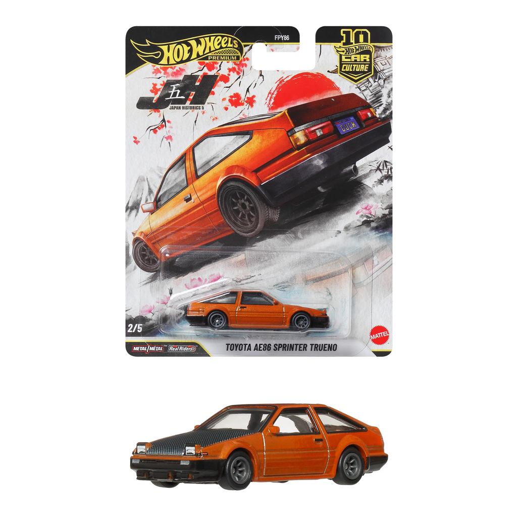 Hot Wheels Cultura do Carro Japan Historics 5 Toyota AE86 Sprinter