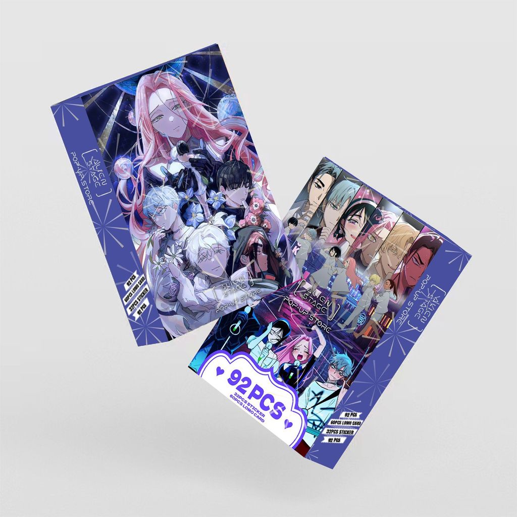 30-96pcs Manhwa Manga GACHIAKUTA ALIEN STAGE Lomo Cards Amor E
