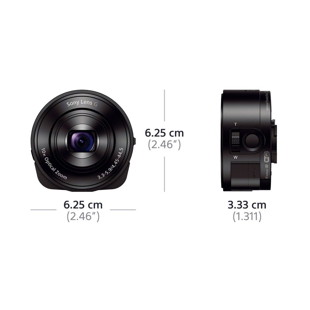 used] Sony Digital Camera Cyber-shot Lens-Style Camera QX10 Black