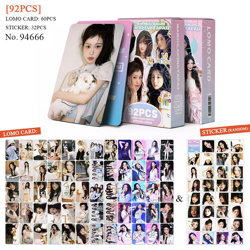 92 Pçs/Caixa ILLIT Photocards MAMIHLAPINATAPAI Álbum KPOP LOMO