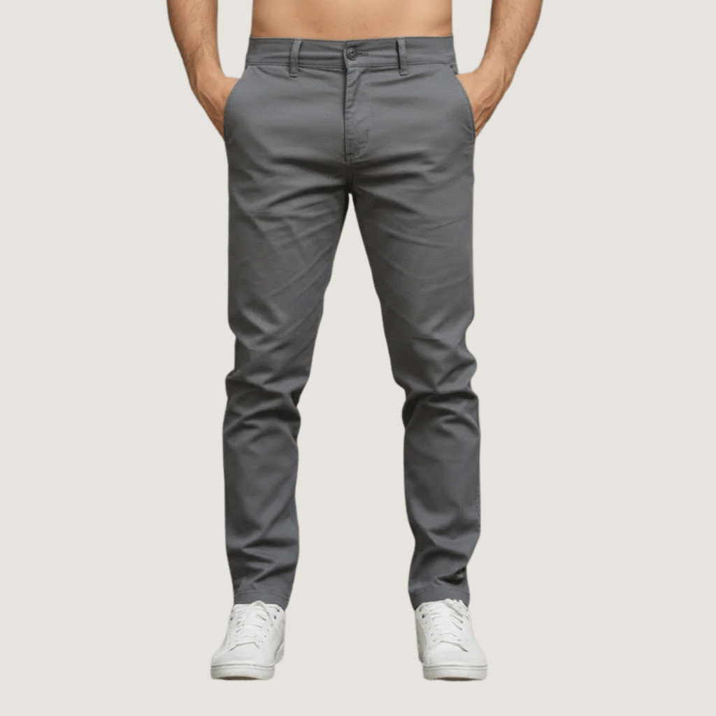 Calça Sarja Masculina Slim Masculino com Lycra Elastano Bolso Faca Confortável Moderna Várias Cores