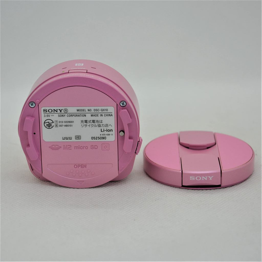 used] SONY Digital Camera Cyber-shot Lens-Style Camera QX10 Pink