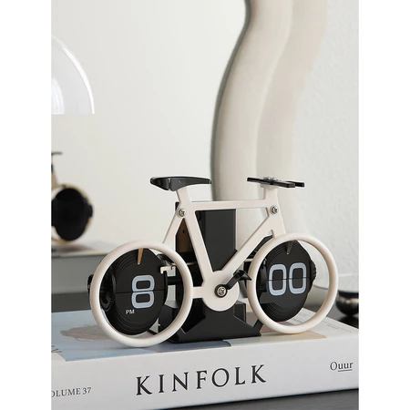 Criativo automático página-Flip relógio escritório decoração de mesa Retro High-End sentido enviar marido Bo
