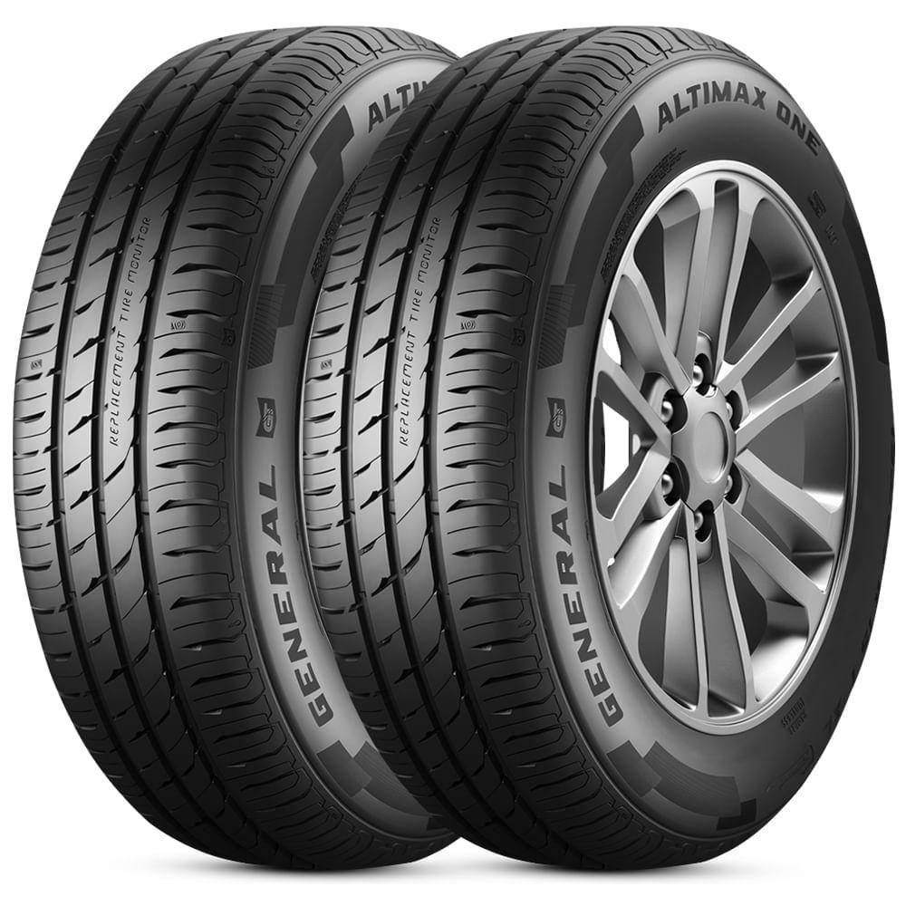 Kit 2 Pneu General by Continental Aro 14 18560r14 82h Altim