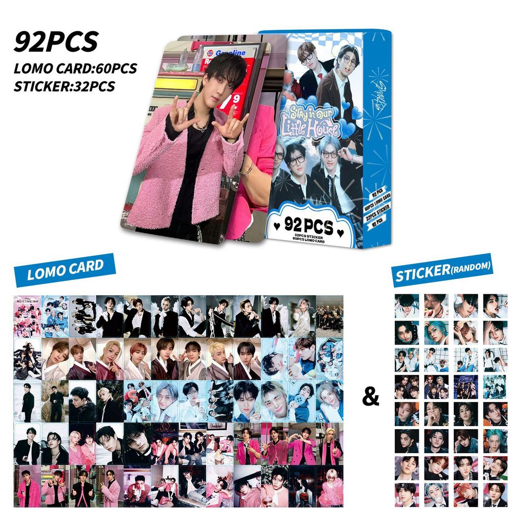 92-96pcs STRAY KIDS JJAM ATE Lomo Cards Lose My Breath skz Toy