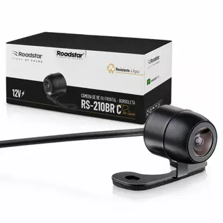 Câmera de Ré ou Frontal Roadstar RS-201BR 12v 5 Metros Cabo Linha Fixa Auxiliadora Estacionamento