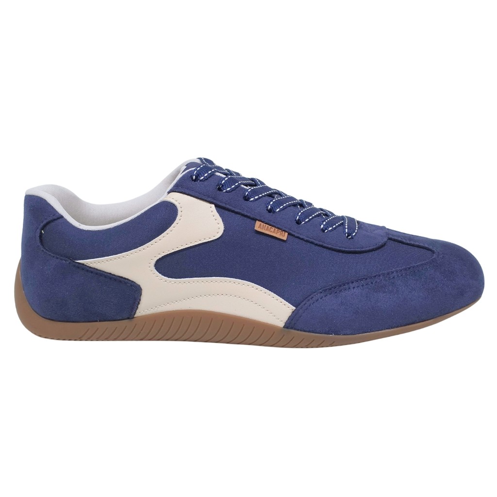 Tênis Anacapri Retrô Mix de Materiais C307860001 Blue/Angelical