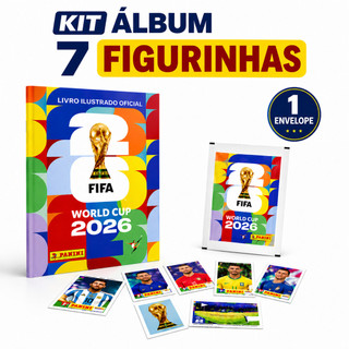 Álbum Copa Do Mundo FIFA 2026 Brochura + 70 Figurinhas 10 Pacotes Colecionáveis Originais — foto 4 — Achou Levou Brasil